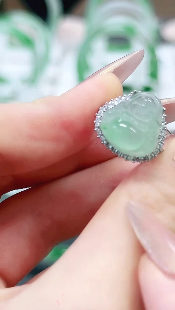 未镶嵌1石英质玉（非洲翠）/5504