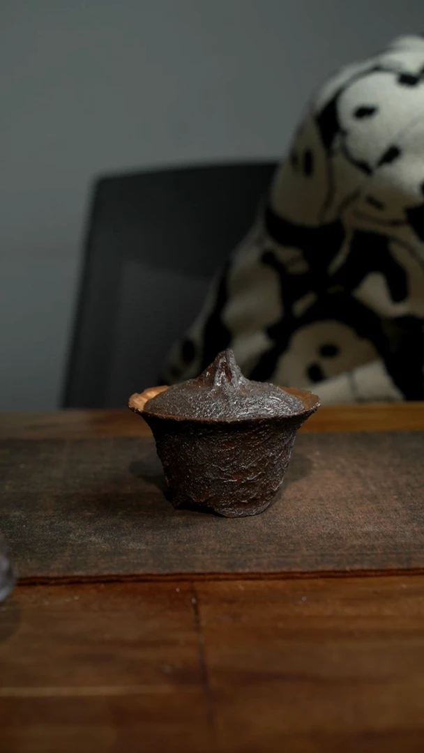 【闪购商品】纯手工制作  残破盖碗