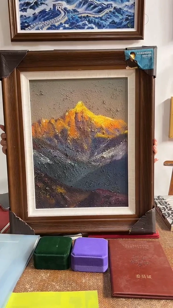 国画张敬油画作品4
