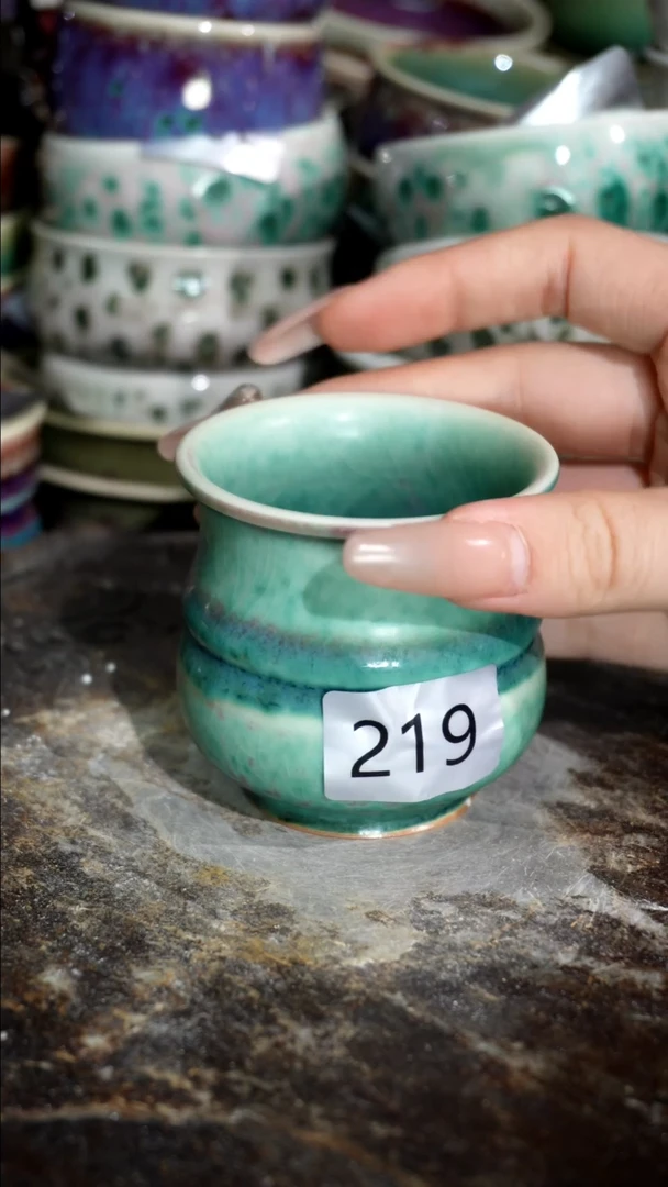 摆件精品窑变钧瓷茶器