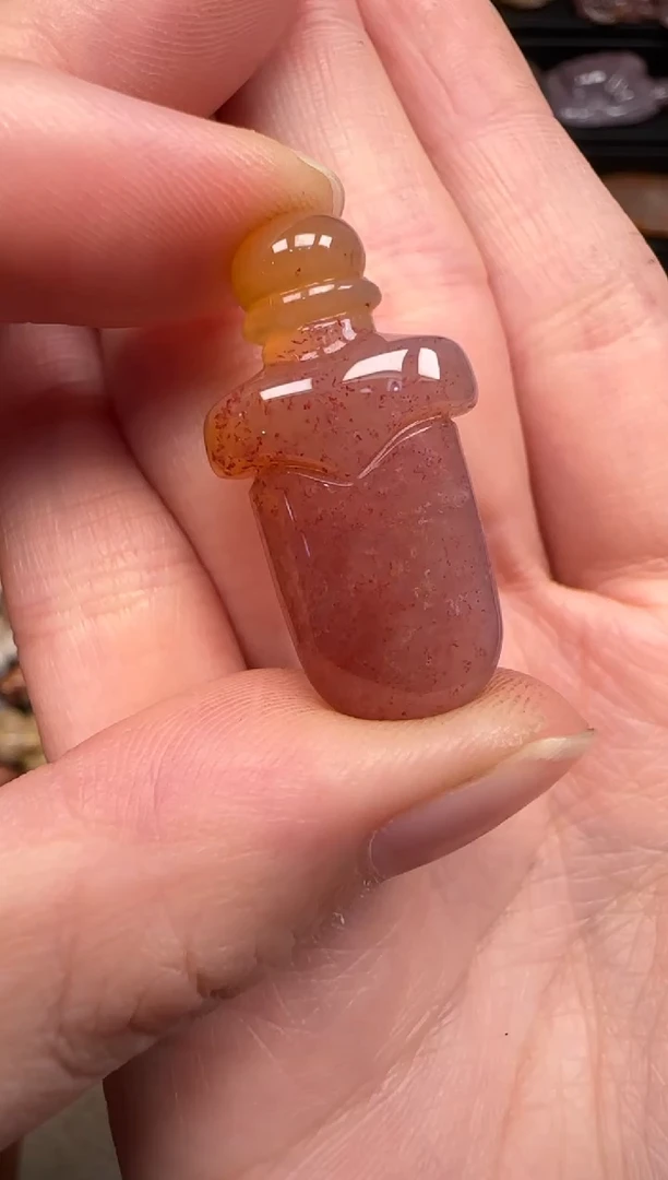 硅化珊瑚（珊瑚玉）未镶嵌颈饰358
