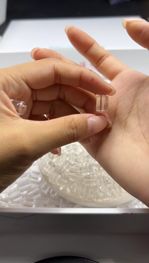 颈饰未镶嵌水晶w2303白水晶管珠9*8mm*10颗