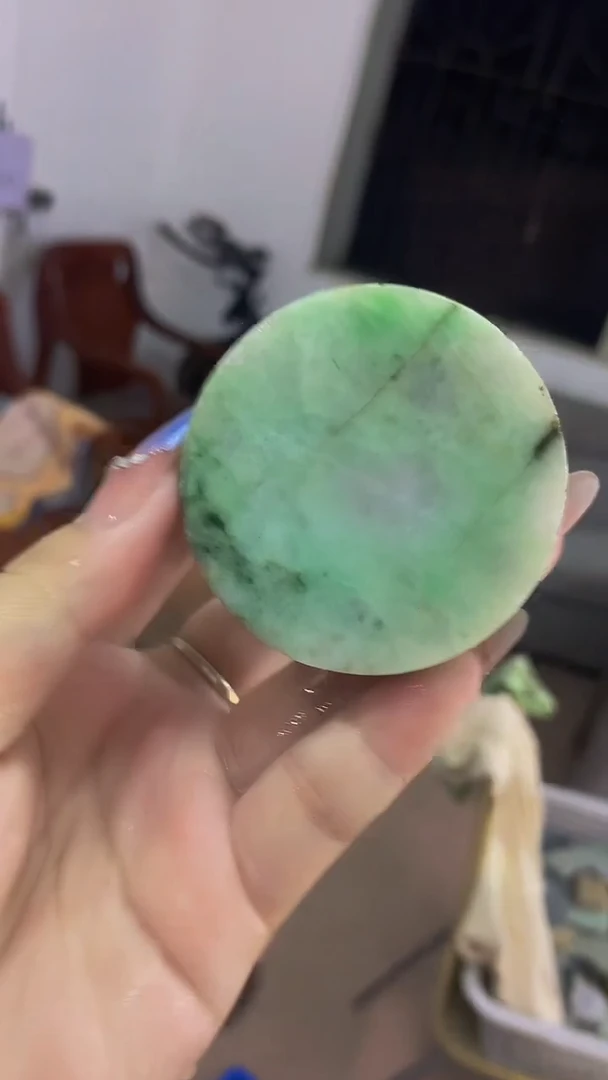 翡翠裸石未镶嵌天然缅甸翡翠A货406