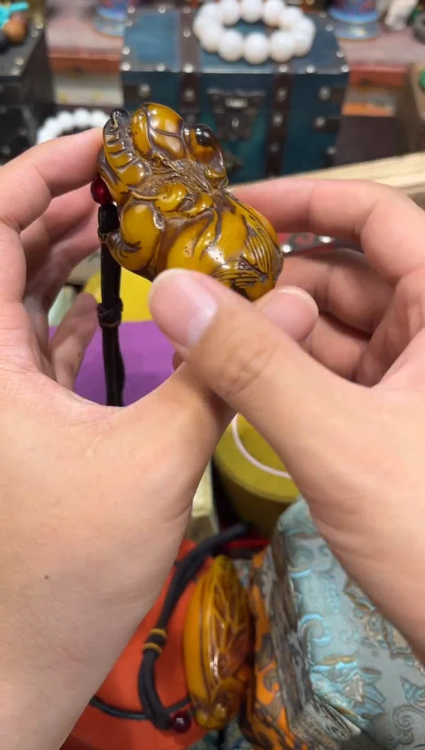 未镶嵌蜜蜡裸石Q刘哥高端专属精品13