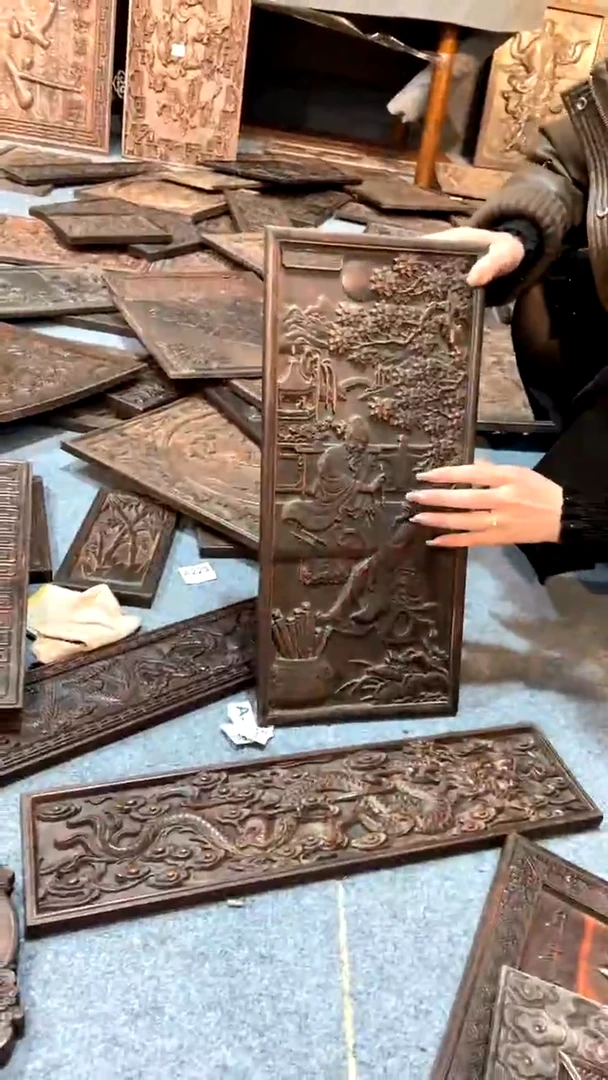 【闪购商品】木紫檀雕刻一物一拍一直播为准