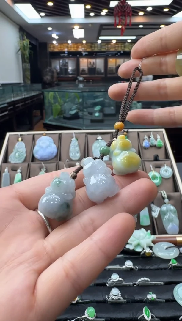 未镶嵌把件翡翠包挂