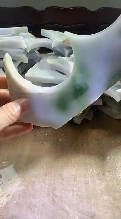 裸石翡翠缅甸翡翠A货花81