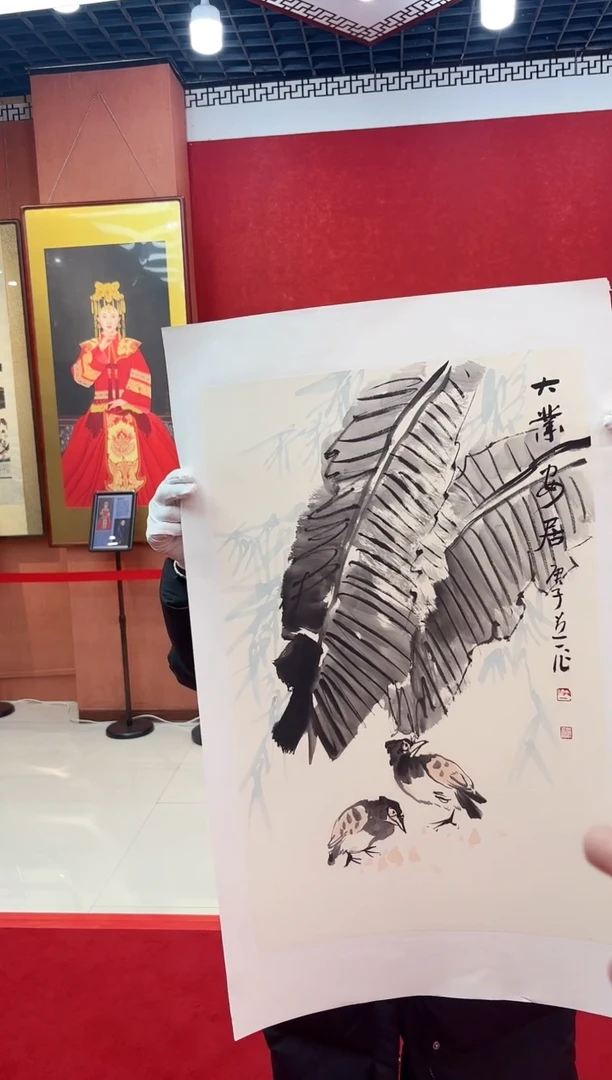 【闪购商品】国画国画道一老师亲笔绘画作品D2