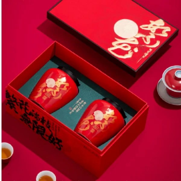 繁花双陶小种红茶茶叶新茶浓香型年货送长辈礼盒装伴手礼