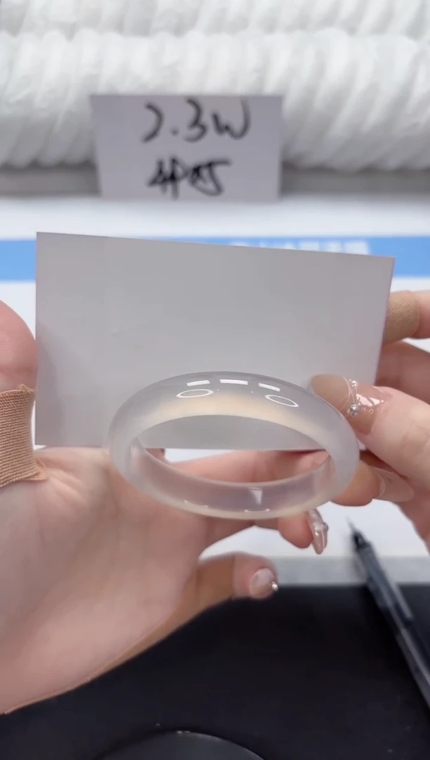 【闪购商品】石英质玉未镶嵌手镯A43-54.3