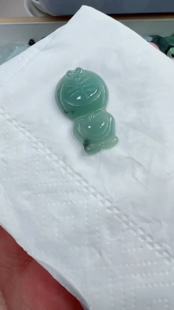 散珠翡翠124号，A货翡翠