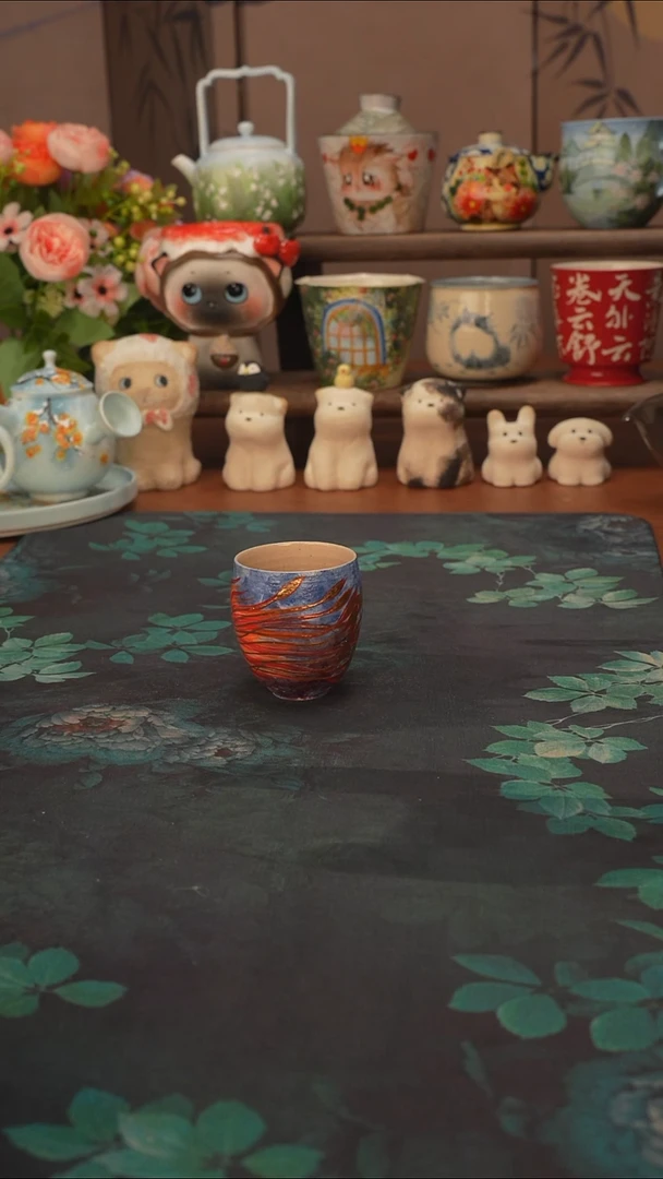 无瘾    火凤凰品茗杯