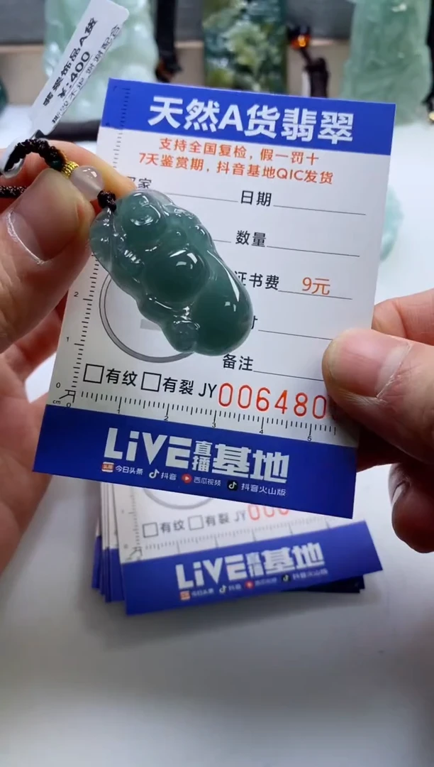 【闪购商品】翡翠挂件未镶嵌