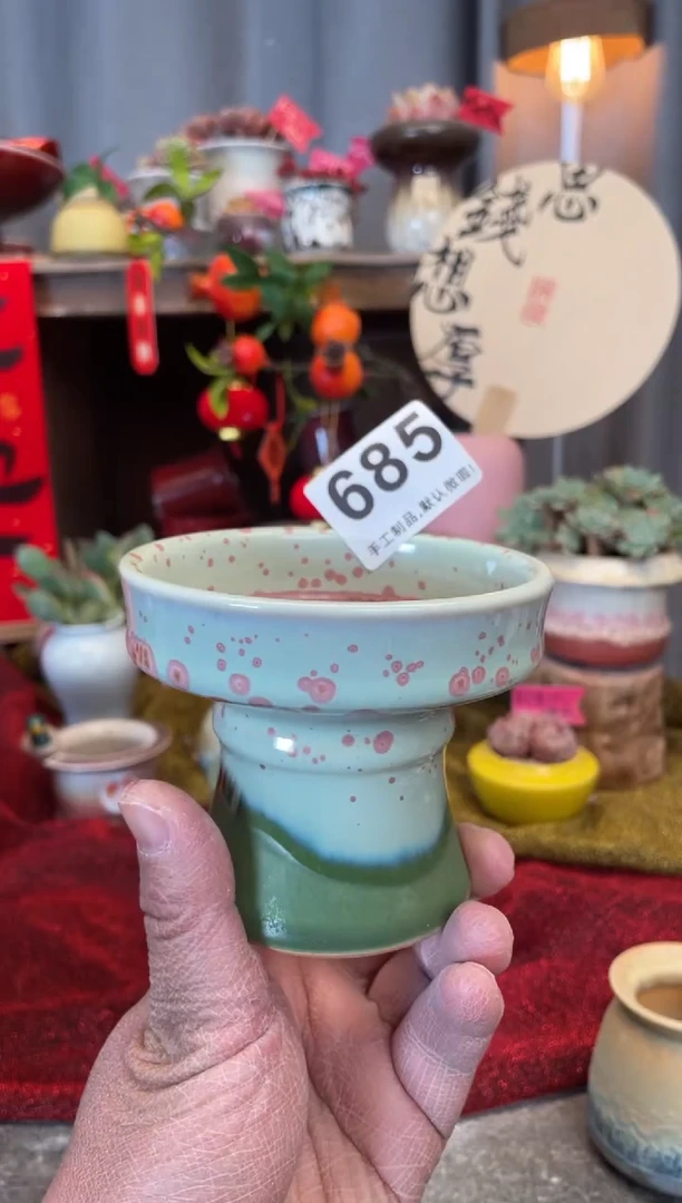 【闪购商品】摆件685知木小芳花盆编号