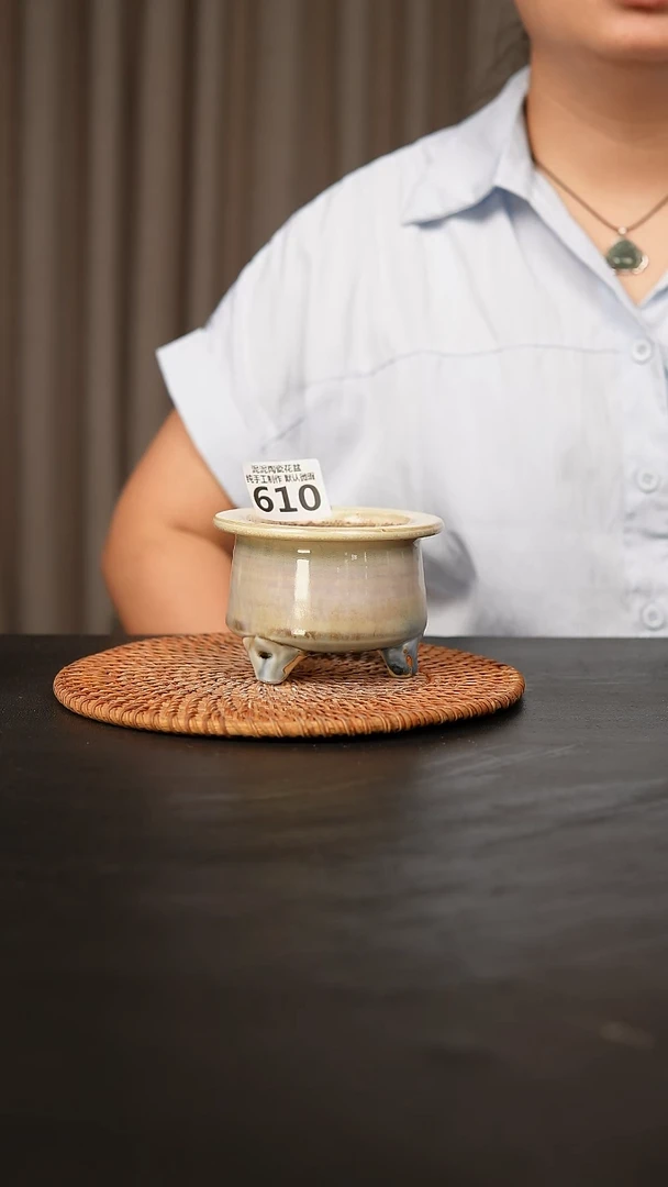 瓷片610瑕疵款，口约7  高约7
