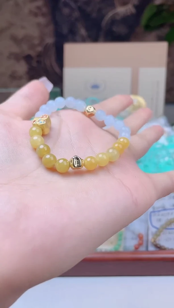 未镶嵌手绳翡翠珠串