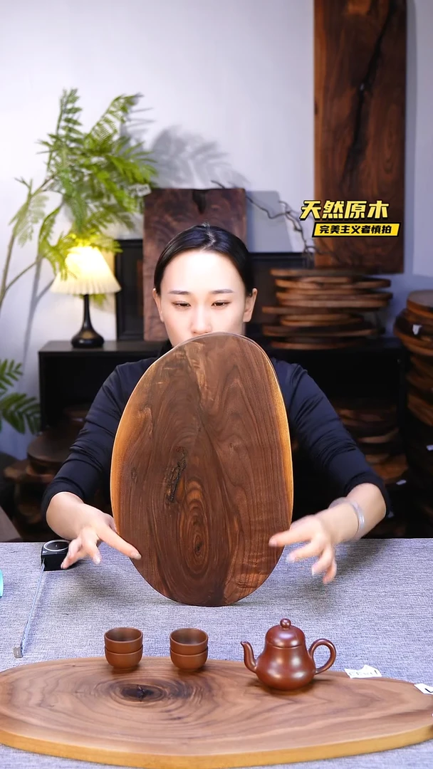 木北美黑胡桃原木.干裂疤结不属于商品质量问题完美主义者慎拍