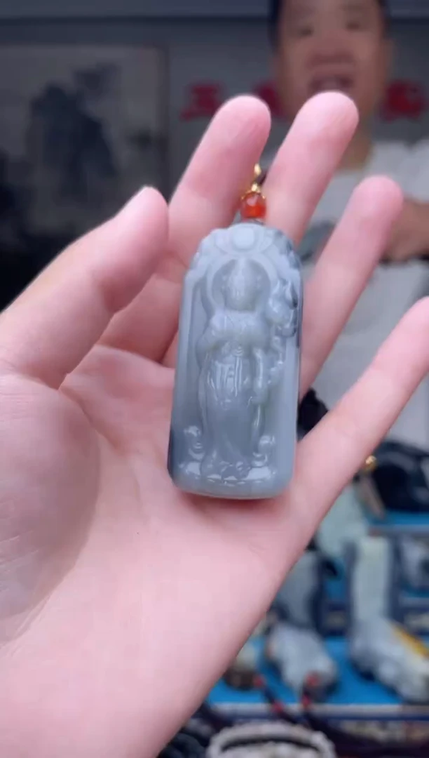 和田玉未镶嵌挂件1