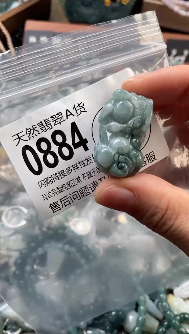 颈饰未镶嵌翡翠翡翠0884