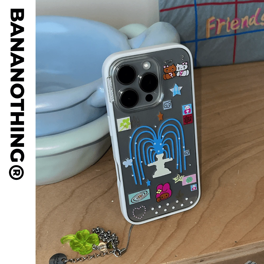 蕉虑 许愿池原创贝贝壳日韩卡通轻薄适用于iphone手机壳透明夏日