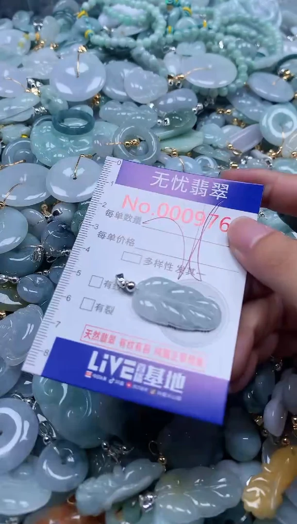 翡翠未镶嵌吊坠(不含链)9764