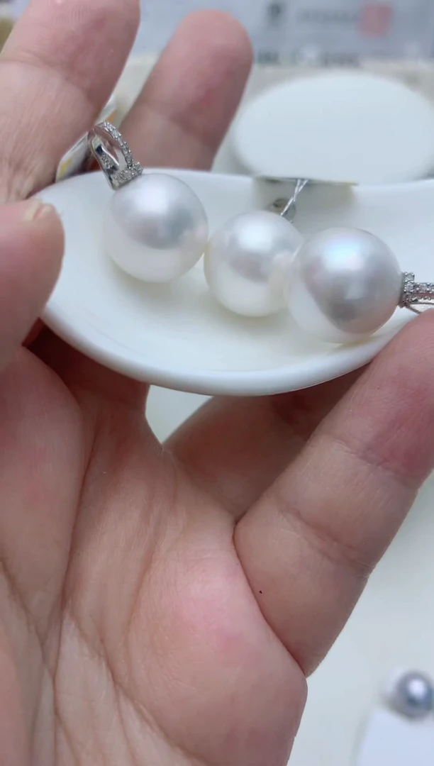 颈饰银S925镶嵌淡水珍珠q20 多样性发其一