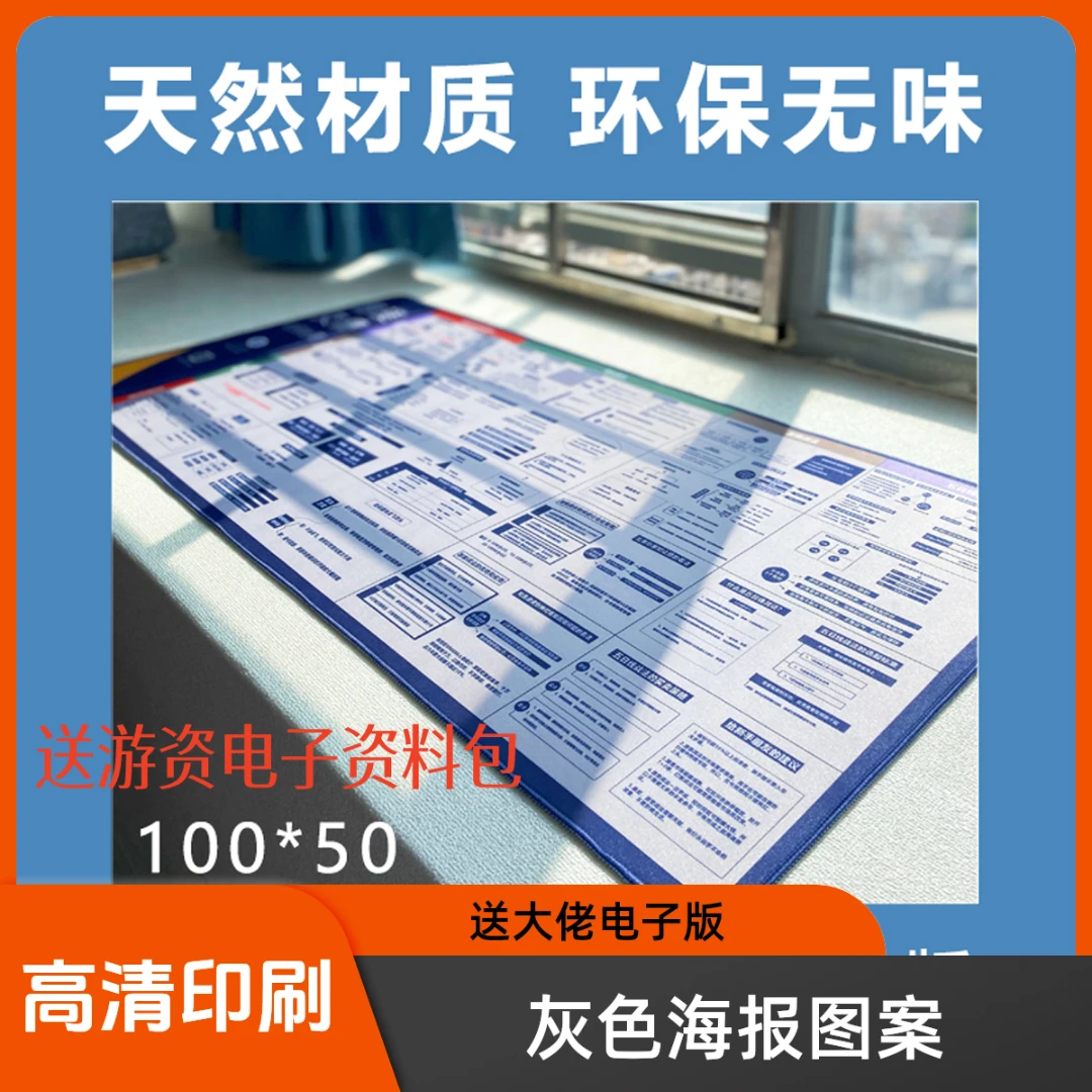 游资交易知识地图鼠标垫（送大佬电子版：心法+战法+交割单+课程）