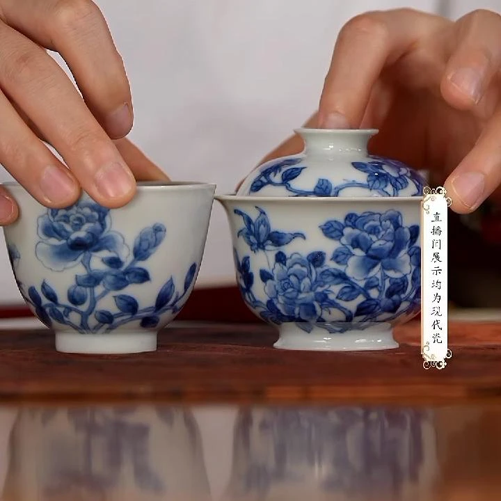 【小乔赏瓷】望月怀古花卉套组wyhg434