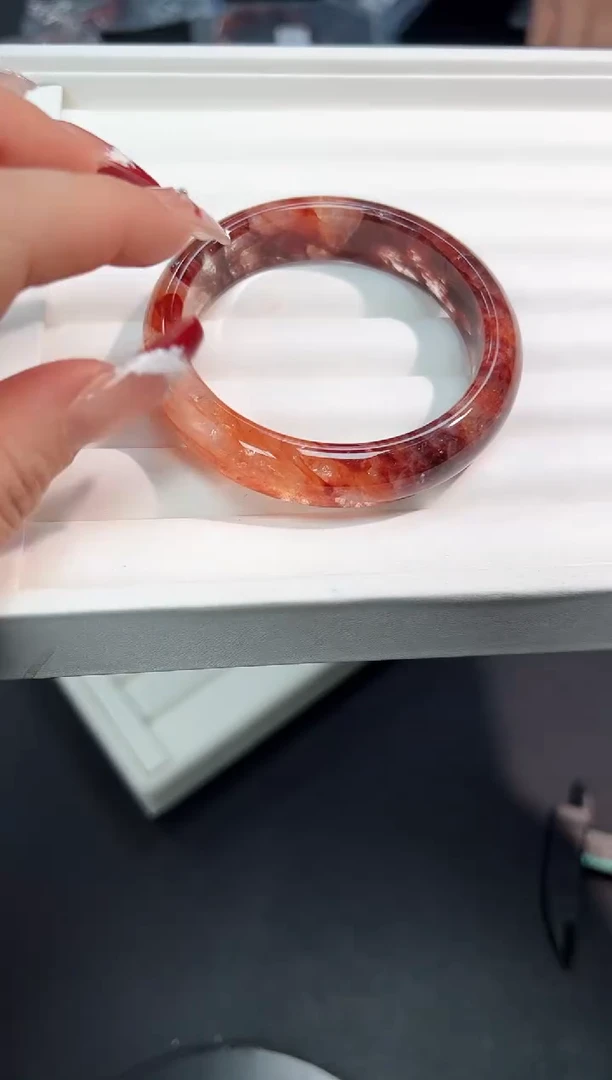 【闪购商品】水晶手镯未镶嵌62n多样性发其一/1条默认微瑕56