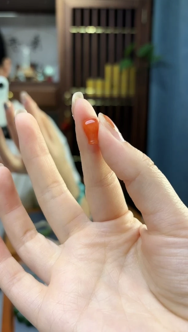 未镶嵌南红玛瑙挂件南红三通配饰7mmDN