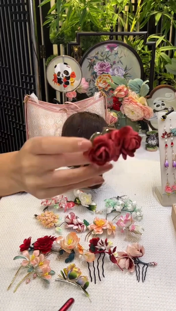 织绣爱**静非遗苏绣饰品