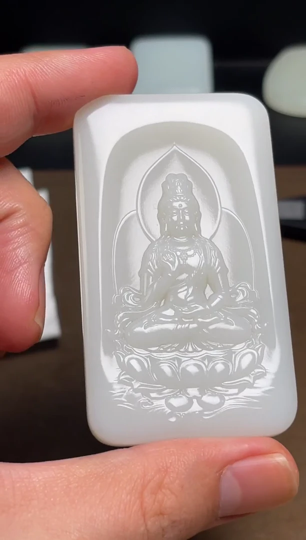 和田玉未镶嵌颈饰59