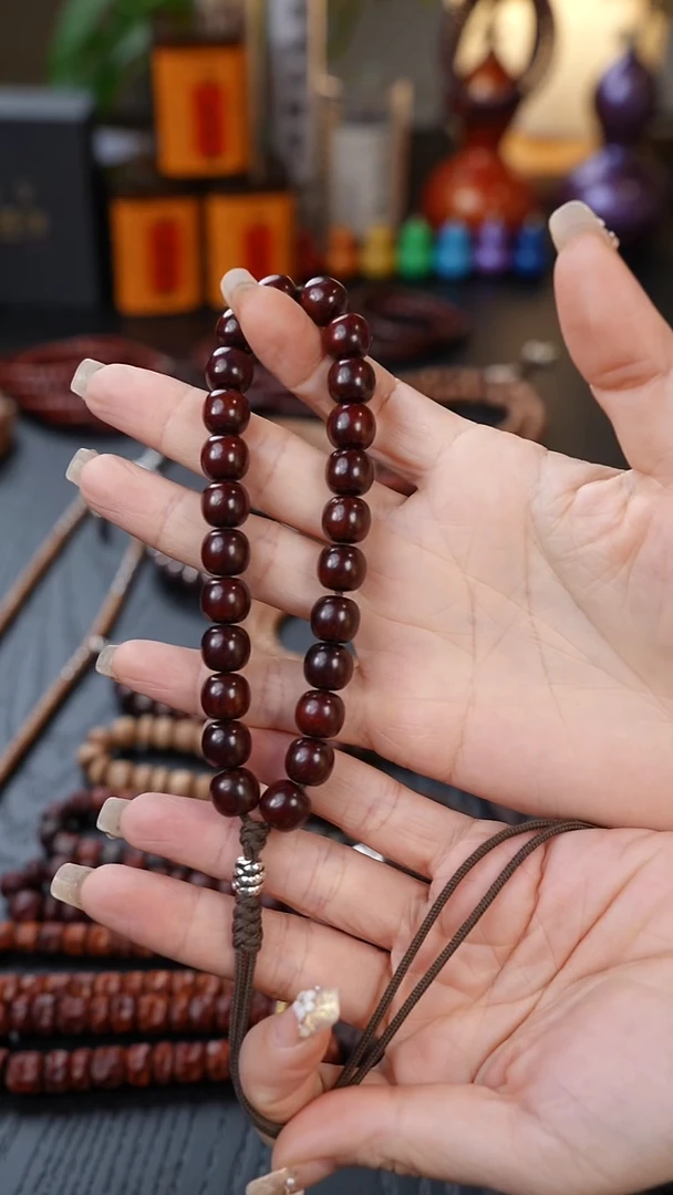 檀香紫檀（小叶紫檀）手串/手链老型手持+线束