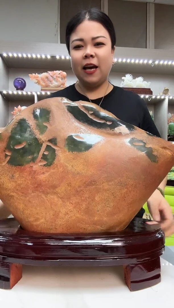 石材天然岫岩玉摆件