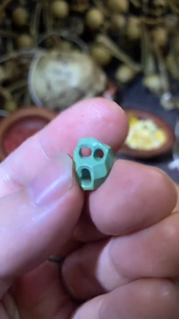 【闪购商品】绿松石颈饰未镶嵌24绿松石三孔卡子