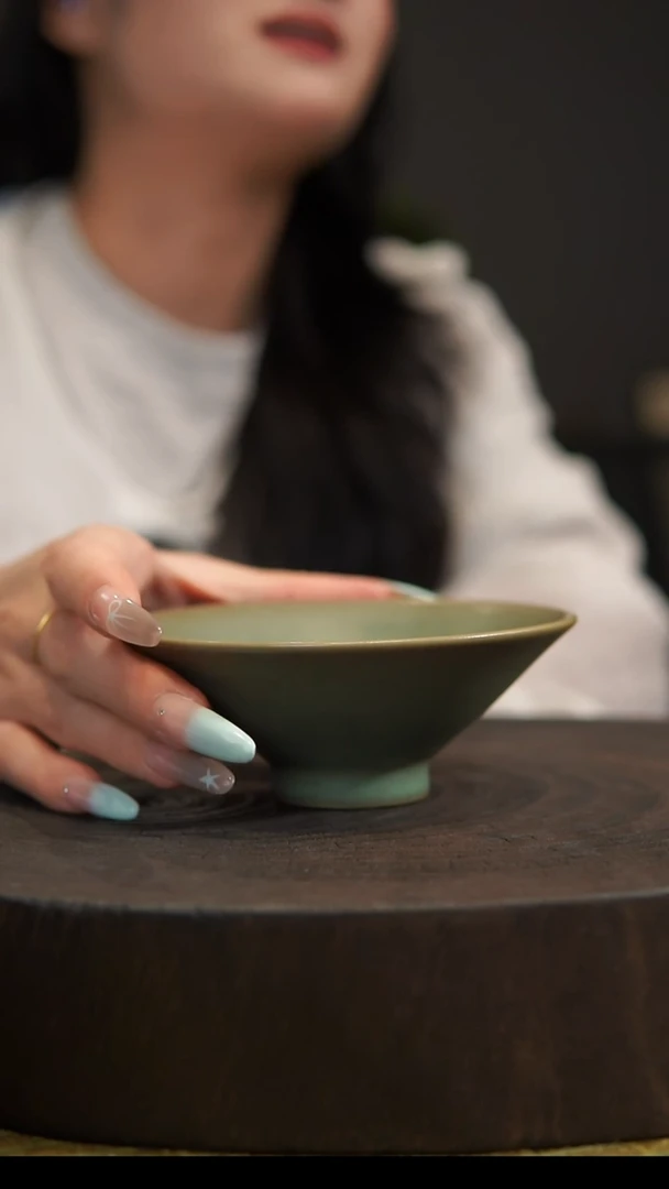 杯子枫*斗笠杯 汝州原产地  原矿老釉