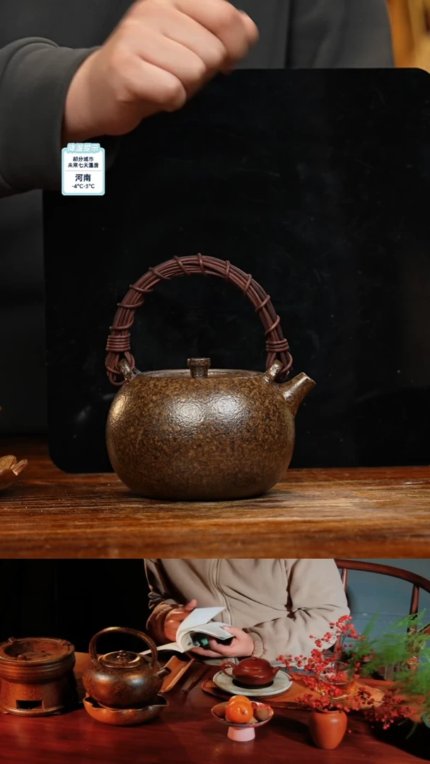 【闪购商品】紫砂茶壶八戒茶器-古法柴烧