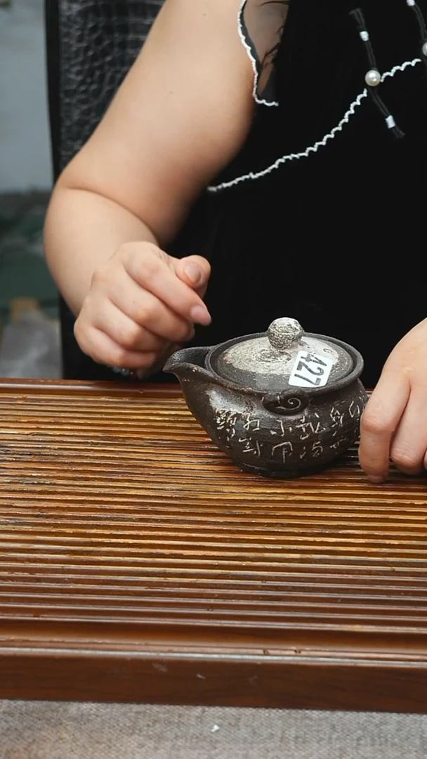 万古烧粗陶手工茶具