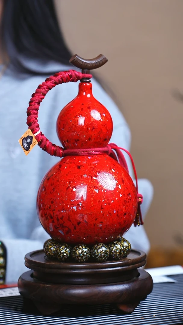 【闪购商品】JM040情人礼臻选大漆酒葫芦