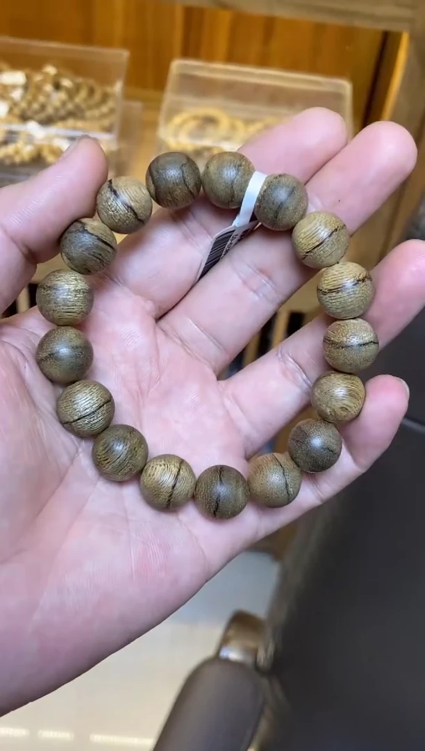 沉香手串达拉干圆珠单圈1.3多样性发其一