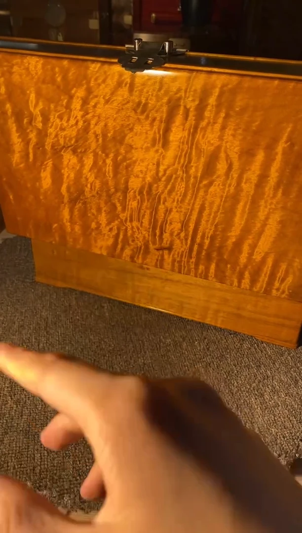 【闪购商品】金丝楠木艺金丝楠首饰盒F95