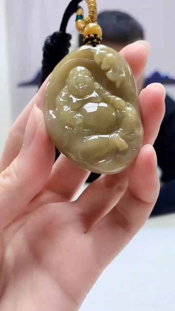 定制翡翠未镶嵌4898zm-毛货挂件243