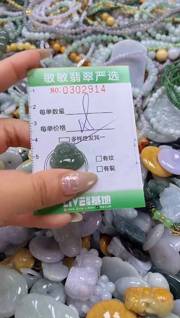 翡翠未镶嵌颈饰闪购0302914多样性发其一