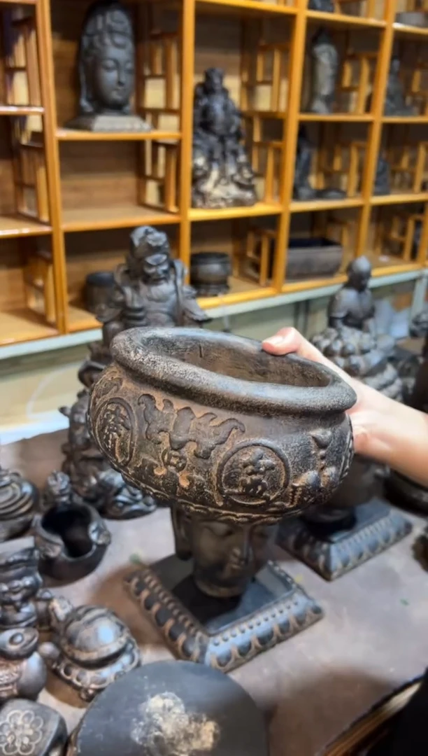 陶土【火山泥】聚宝盆