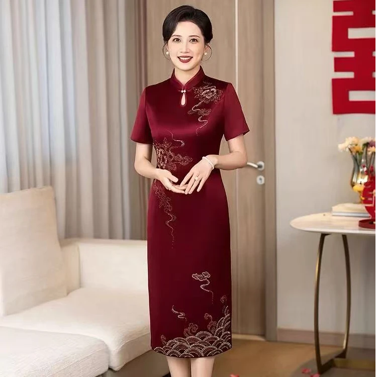 【喜妈妈囍婆婆】吴苏织匠 常熟新中式高端旗袍婚宴会大气手工礼服