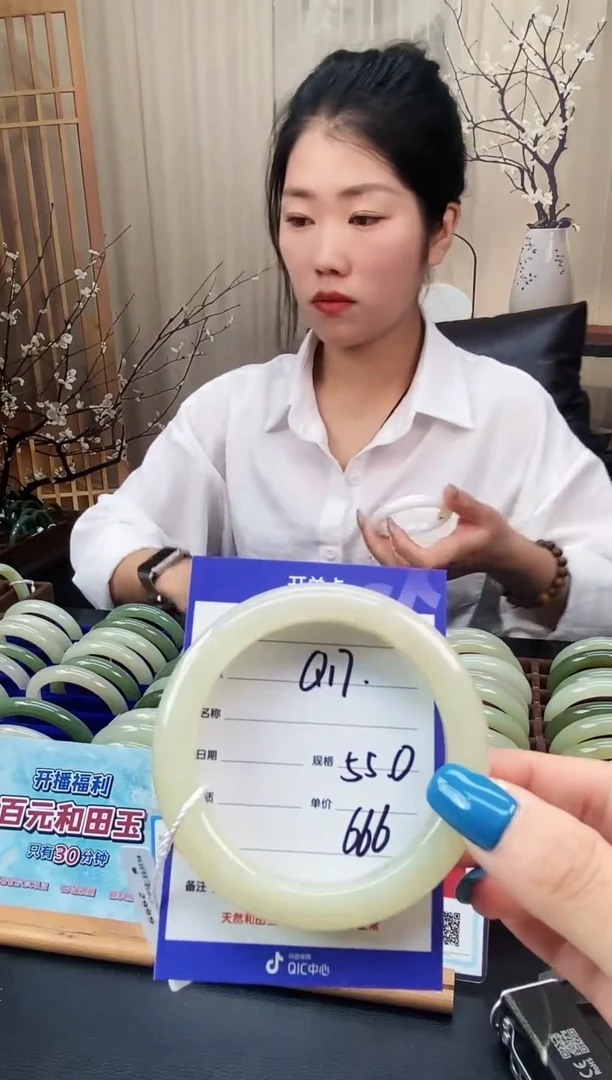 未镶嵌手镯和田玉L17微色差