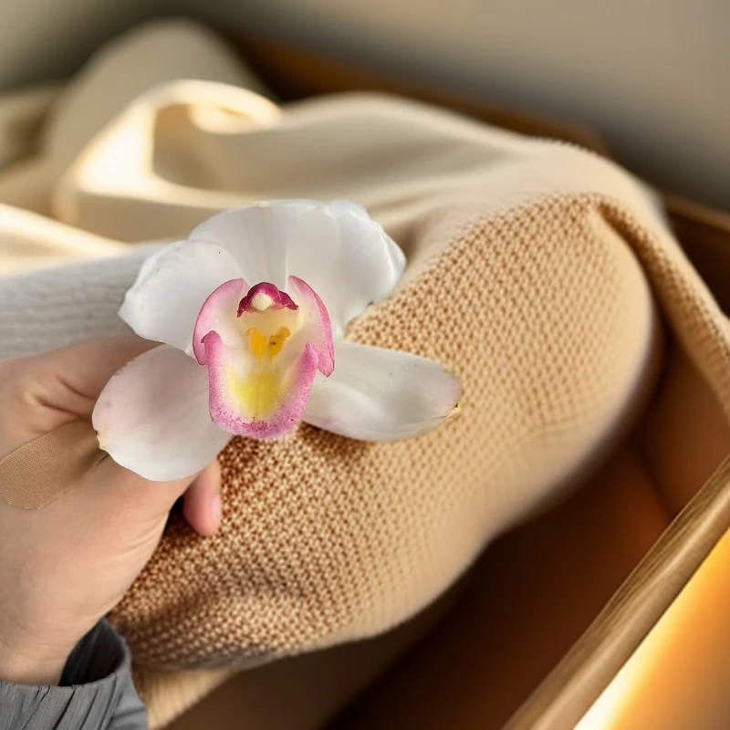 大花蕙兰-（广寒仙子）粉白色鲜花盆栽【原盆发中通】