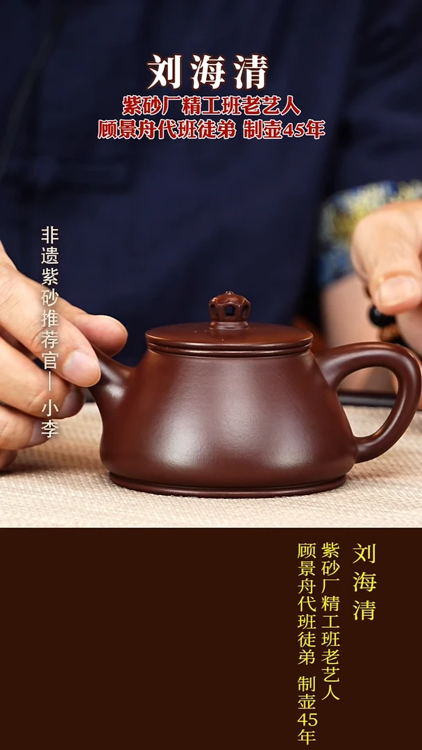 茶壶紫砂19禅瓢紫袍玉砂200cc