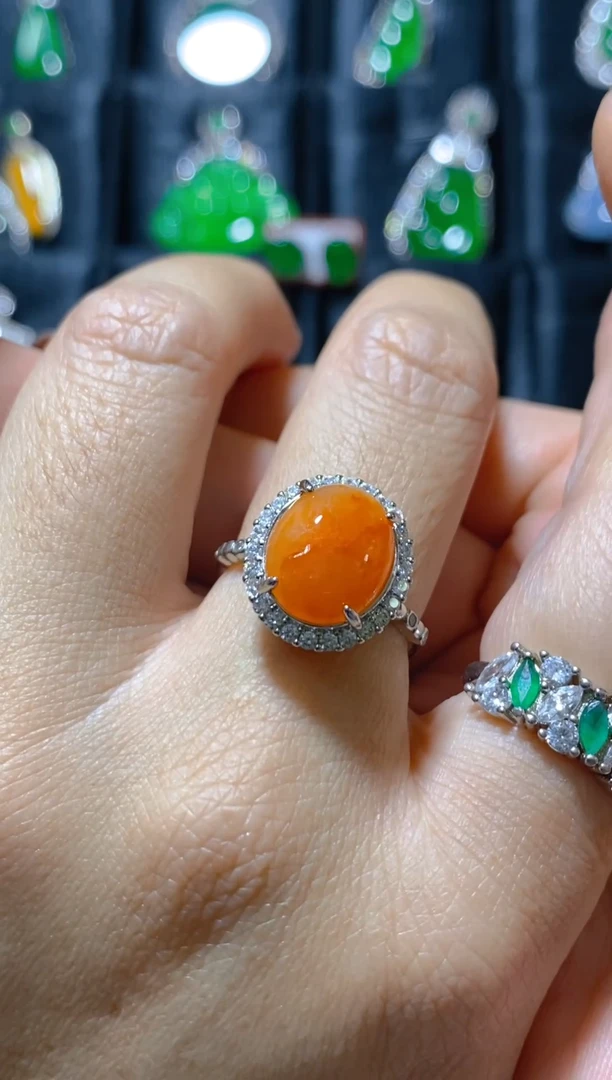 未镶嵌戒指翡翠天然翡翠多样性发货