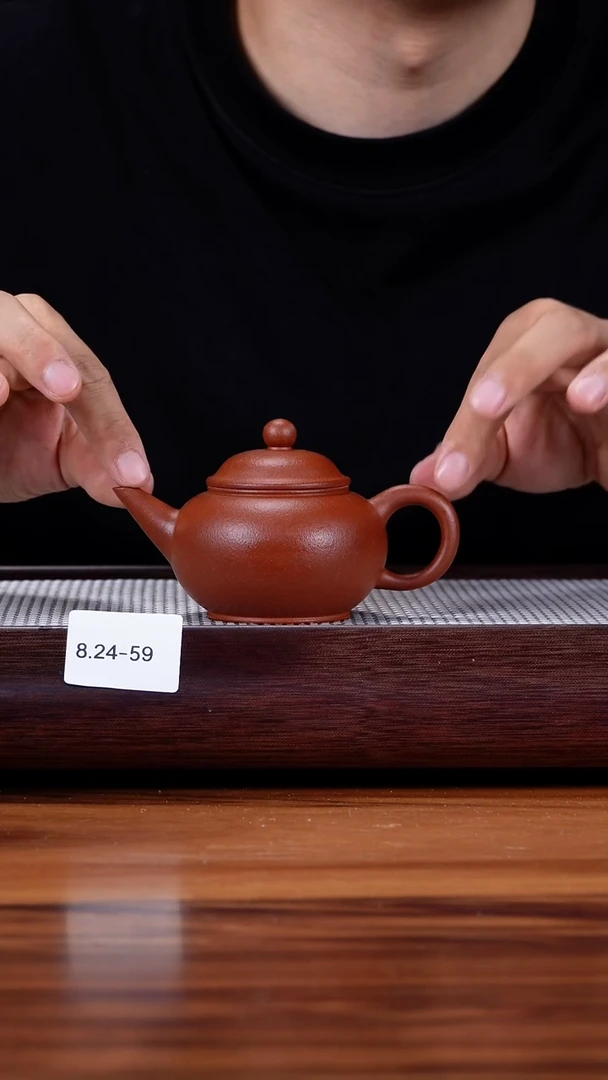 茶壶紫砂8.24-59 红降坡 水平150